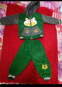 Cute Tiger Print Tracksuit for Kids