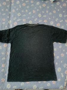Vintage Fila Dark Green V-Neck T-Shirt