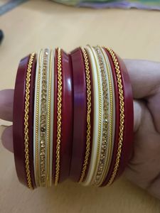 Golden Bangle Set Of 3
