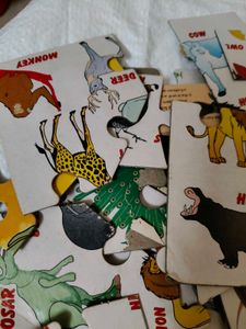 Knowledge Puzzle Game Of Animals For Kids