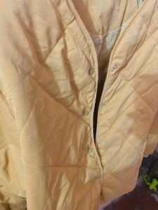 Unisex Khaki Quilted Jacket