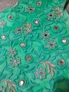 Green Lehnga/ Gown