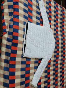 Stylish White Puffer Jacket