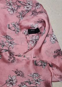 Floral Print Pink Top