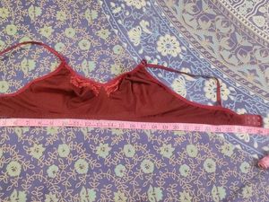 Maroon Bra