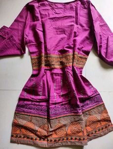 Biba Brand Vibrant Magenta Kurta