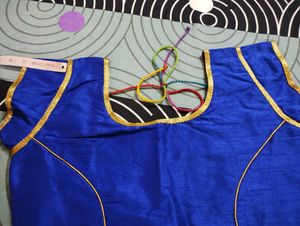 #Navaratri Blouse (Royal Blue)
