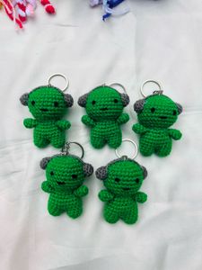 Handmade Crochet Animal Keychains