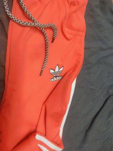 addidas coral colour women track pant
