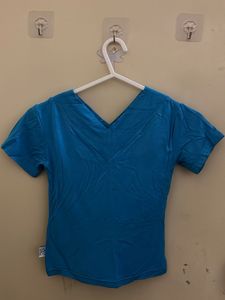V-Neck Blue T-Shirt