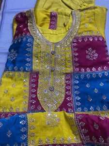 Embroidered Silk Saree