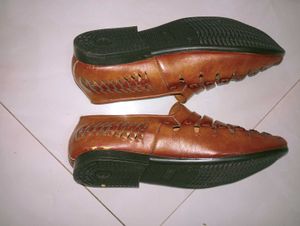 Neso Brown Leather Fisherman Sandals
