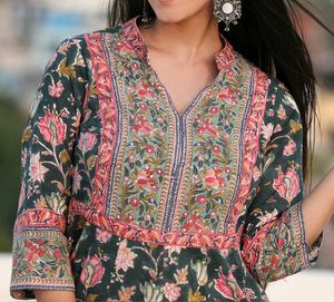 Anarkali style Printed Kurta
