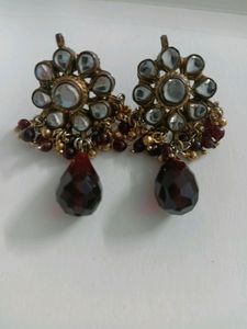 Floral Kundan Earring