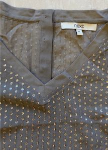Sparkling Sequin Detail Top