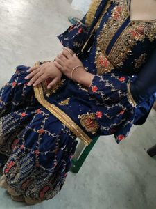 Beautiful Navy Blue Lehenga Choli