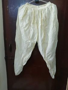 Cream Embroidered Kurta Set