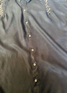 Stylish Black Embellished Shirt