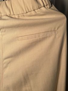 🆕H&amp;M Light Beige Pleated Trousers