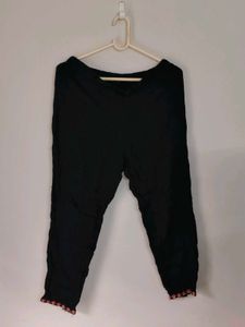 Embroidered Black Kurta