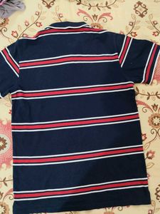 Men's Striped Polo Shirt Slim Fit