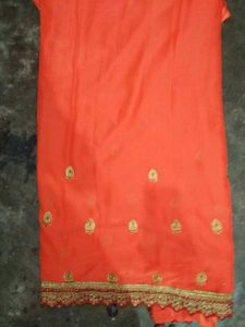 Embroidered Silk Saree