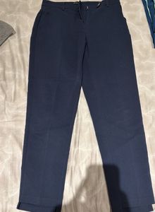 Vero Moda Navy Blue Tailored Trousers