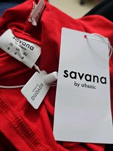 Chic Red Off-Shoulder Long Sleeve Top
