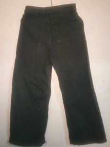 H&amp;M Dark Wash Wide-Leg Jeans