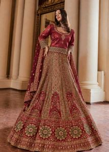 ❤heavy diamond work Bridal style lehnga choli❤