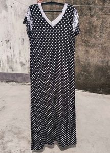 Retro Polka Dot Nightgown