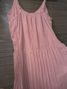Blush Pink Tie-Front Dress