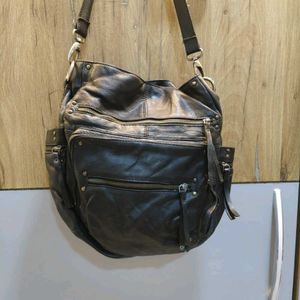 Chic Black Leather Shoulder Bag💥