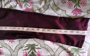 Chic Burgundy Trousers for girls