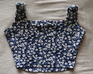 Shein Floral Crop Top