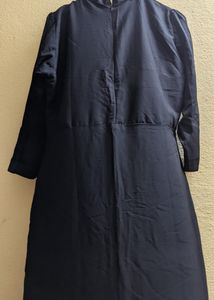 Black Kurti With Slit In The Front