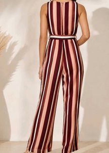 Elegant Striped Jumpsuit