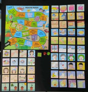 Clever Cubes Moving Minds Sequencing Board Game