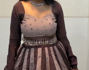 navratri handwork ghagra Choli Set with dupatta