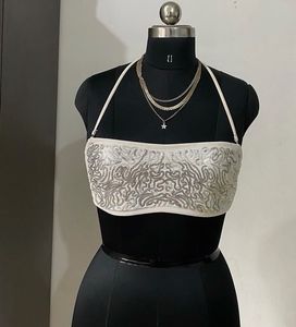 Embellished White Blouse