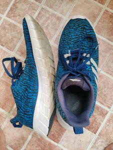 Adidas Blue Black Patterned Sneakers