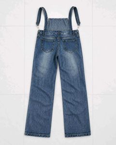SHE.IN Wide Leg Denim Overalls