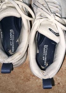Campus White Sports Shoes