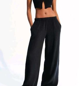 H&M Comfy Black Wide Leg Pants
