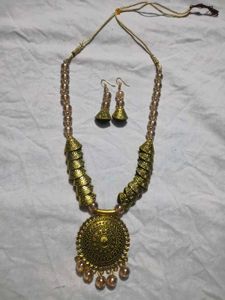 Boho Ethnic Necklace &amp; Earring Set