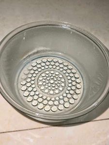 Decorative Glass Bowl with lid - Set of 2