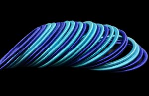 2 Dozen - Silk Thread Bangles With Neat Finishing
