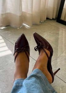 Chic Bow Stiletto Mules