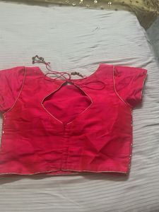 Stunning Pink Embroidered Blouse