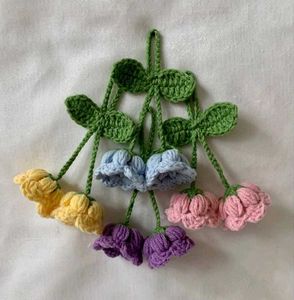 Handmade Crochet Flower Garland(set of 4)